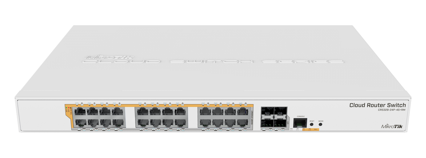 24pGB PoE at/af 500W Eth router/sw 4x10Gbps SFP+