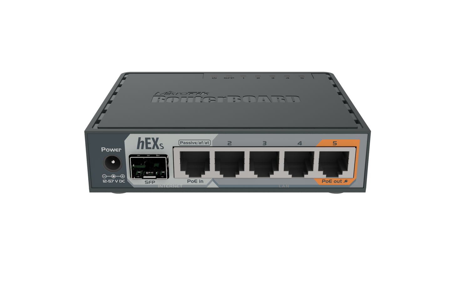 hEX S (RouterOS L4) with case (EU)